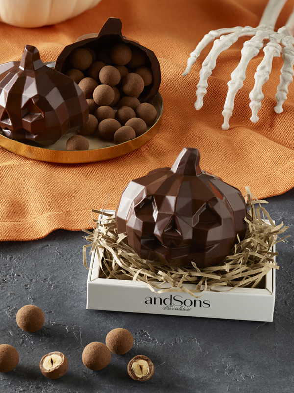 Chocolate Jack-o'-Lantern