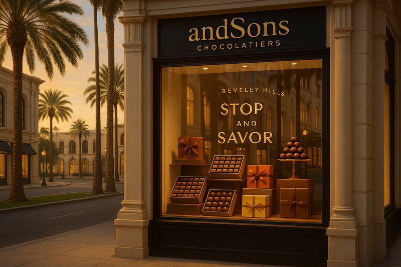 Stop and Savor in Beverly Hills: andSons Chocolatiers on Your LA Trip